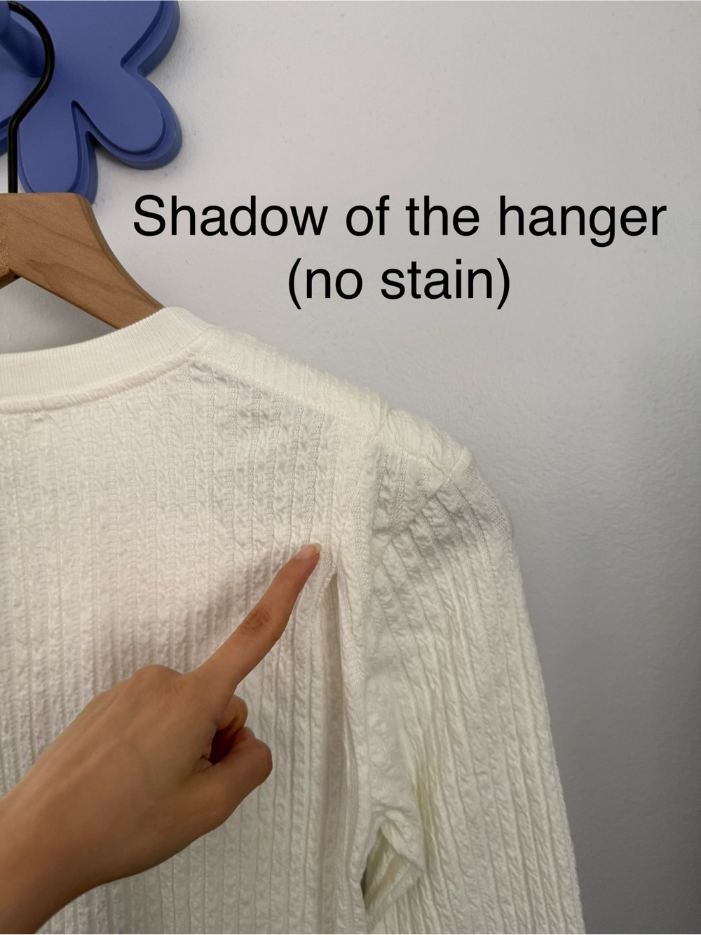 Nation LTD XS Ivory Cable Knit Long Sleeve Gold Button Shoulder Classy Old Money - Picture 5 of 7